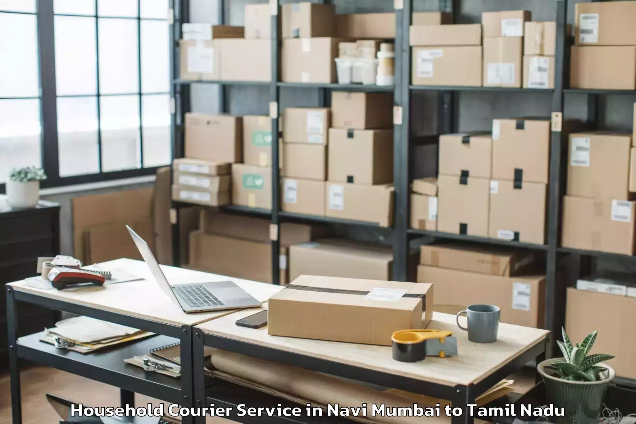 Trusted Navi Mumbai to Karambakkudi Household Courier